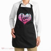 Buffalo Plaid Love Heart Valentines Day Apron thumb 2