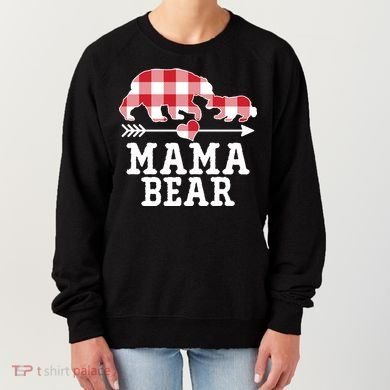 Buffalo Plaid Mama Bear Women's Sweatshirt