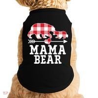 Buffalo Plaid Mama Bear Doggie Tank thumb 0