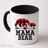 Buffalo Plaid Mama Bear Coffee Mug thumb 0