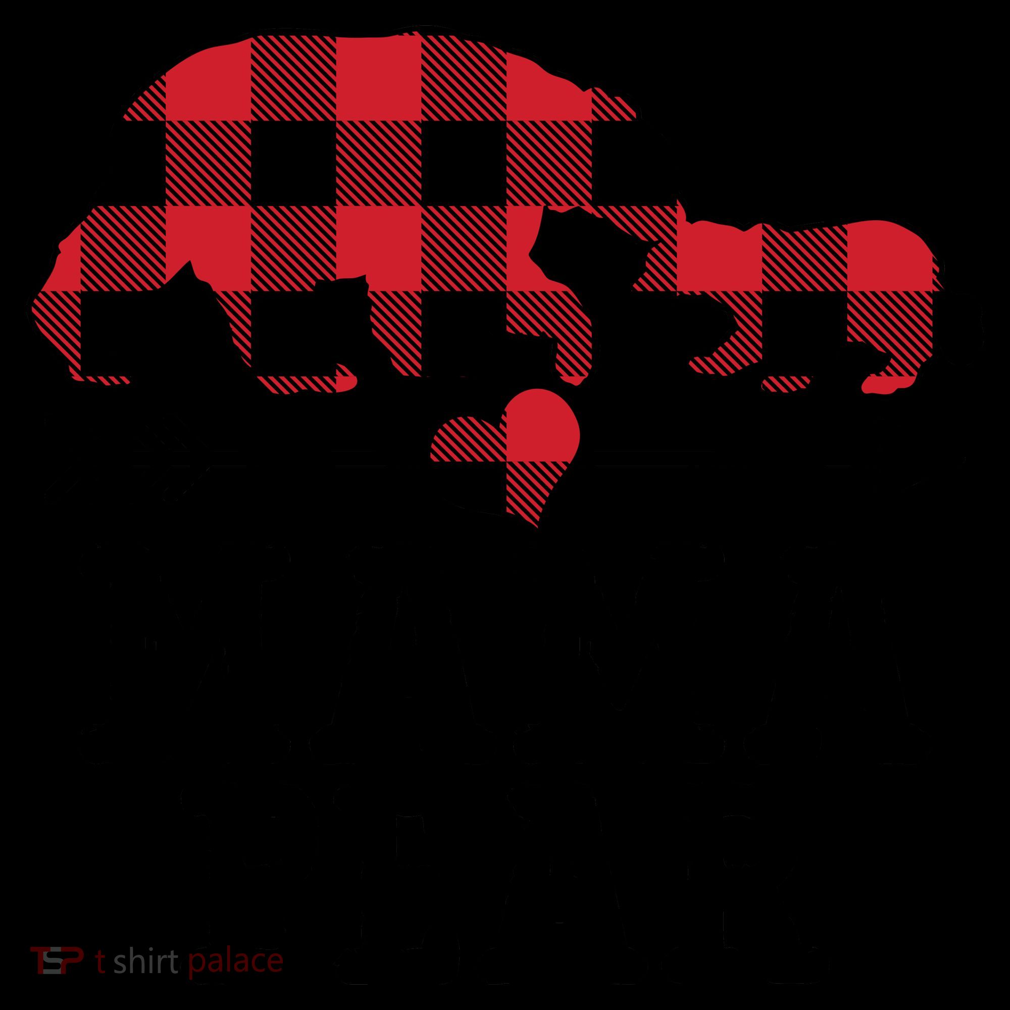Buffalo Plaid Mama Bear Coffee Mug