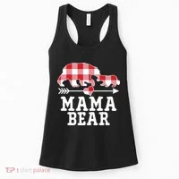 Buffalo Plaid Mama Bear Women's Tank Top thumb 0