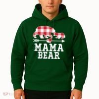 Buffalo Plaid Mama Bear Hoodie thumb 2