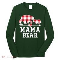 Buffalo Plaid Mama Bear Long Sleeve Shirt thumb 0