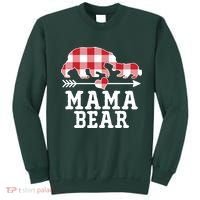 Buffalo Plaid Mama Bear Sweatshirt thumb 0