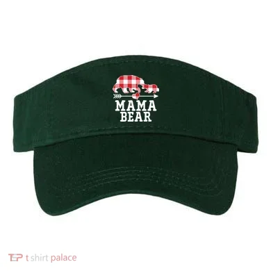 Buffalo Plaid Mama Bear Visor