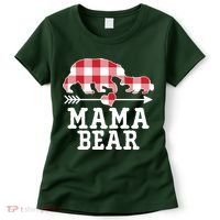 Buffalo Plaid Mama Bear Women's T-Shirt thumb 0