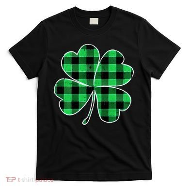 Buffalo Plaid Vintage Clover T-Shirt