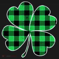 Buffalo Plaid Vintage Clover T-Shirt thumb 7