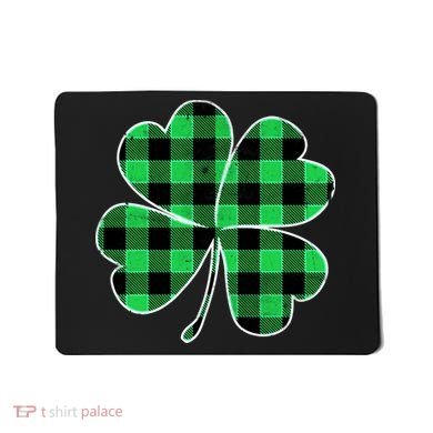 Buffalo Plaid Vintage Clover Mousepad