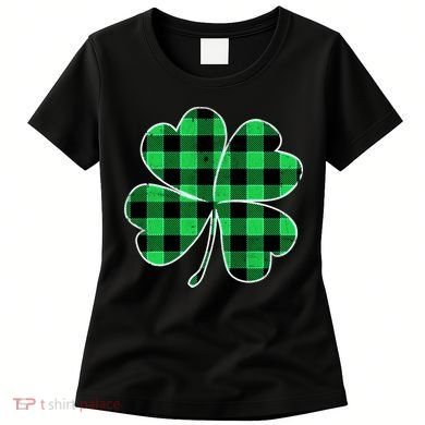 Buffalo Plaid Vintage Clover Women's T-Shirt