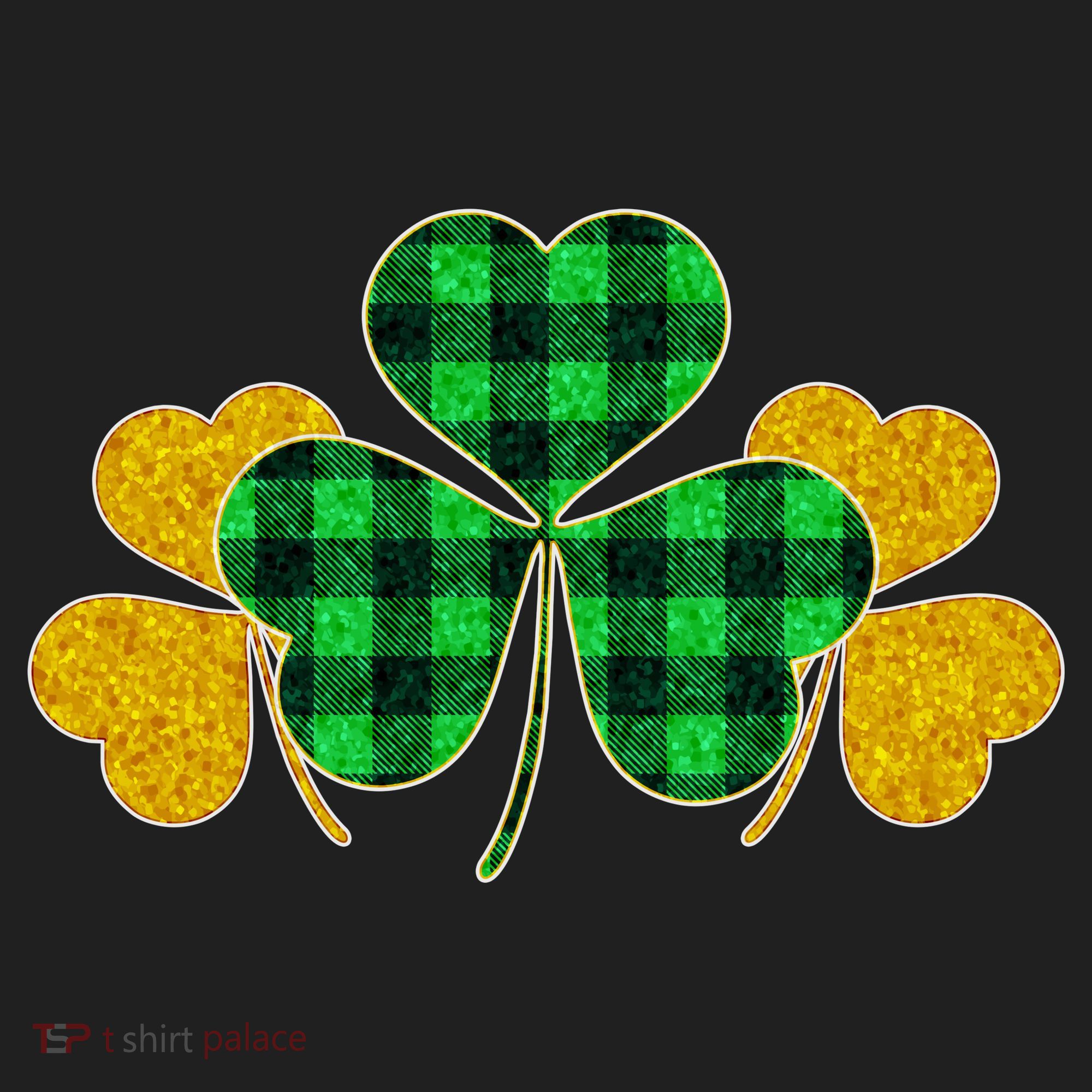 Buffalo Shamrock Plaid Irish Clovers Beanie