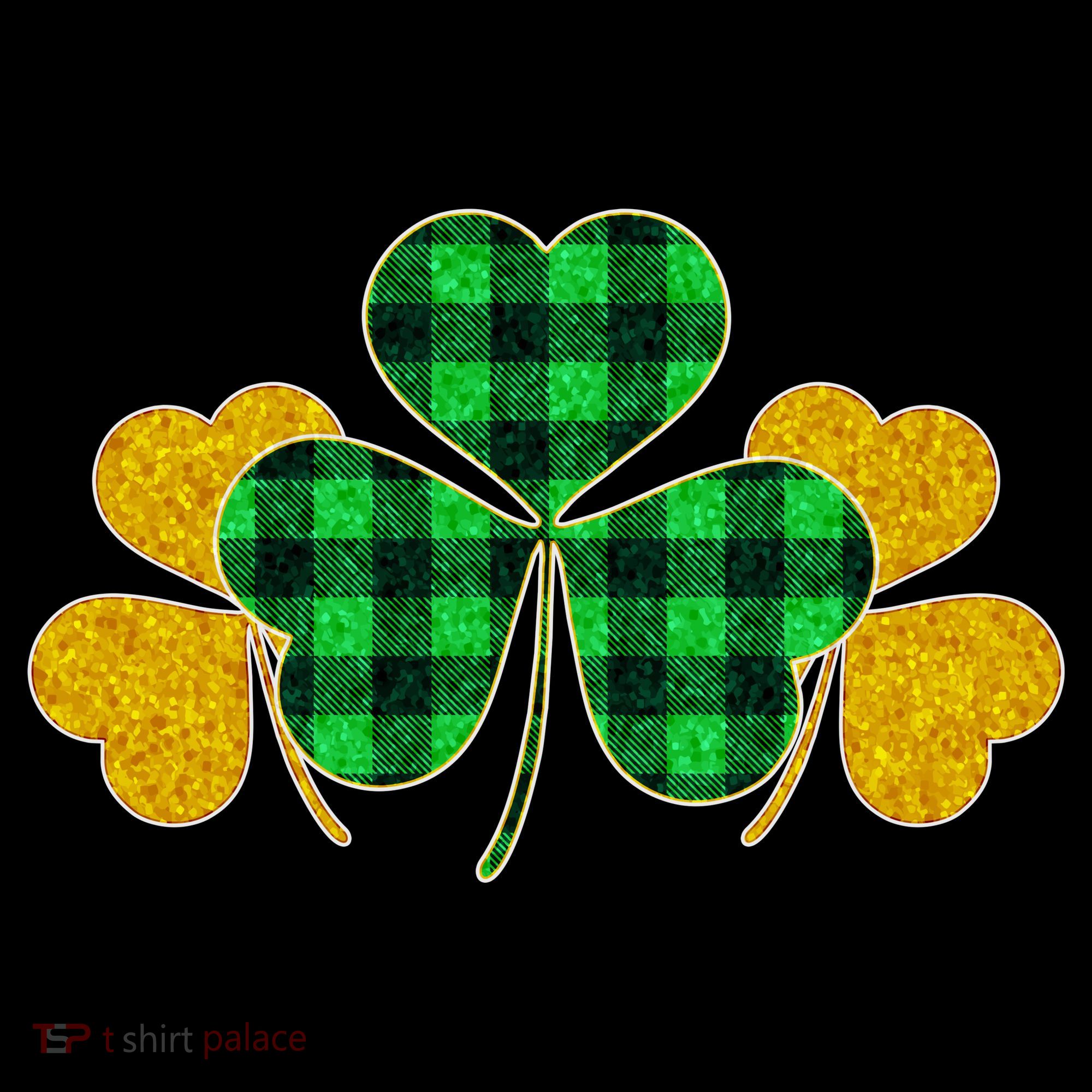 Buffalo Shamrock Plaid Irish Clovers Mousepad