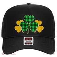 Buffalo Shamrock Plaid Irish Clovers Hat thumb 0