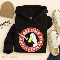 Become Ungovernable Goose Knife Funny Quote Hoodie thumb 4