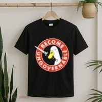 Become Ungovernable Goose Knife Funny Quote T-Shirt thumb 2