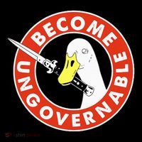 Become Ungovernable Goose Knife Funny Quote Bucket Hat thumb 4