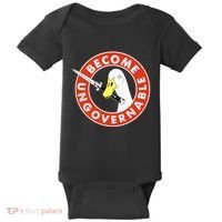 Become Ungovernable Goose Knife Funny Quote Baby Bodysuit thumb 0