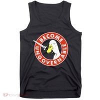 Become Ungovernable Goose Knife Funny Quote Tank Top thumb 0