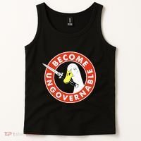 Become Ungovernable Goose Knife Funny Quote Tank Top thumb 2
