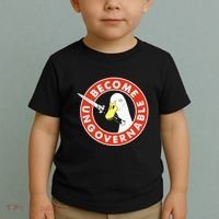 Become Ungovernable Goose Knife Funny Quote Toddler T-Shirt thumb 2