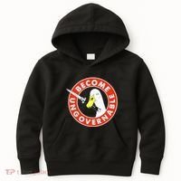 Become Ungovernable Goose Knife Funny Quote Kids Hoodie thumb 0