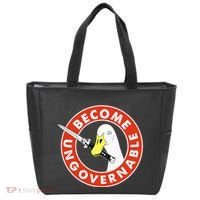 Become Ungovernable Goose Knife Funny Quote Tote Bag thumb 0