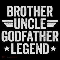 Brother Uncle Godfather Legend Ornament thumb 1