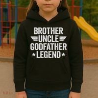 Brother Uncle Godfather Legend Kids Hoodie thumb 3