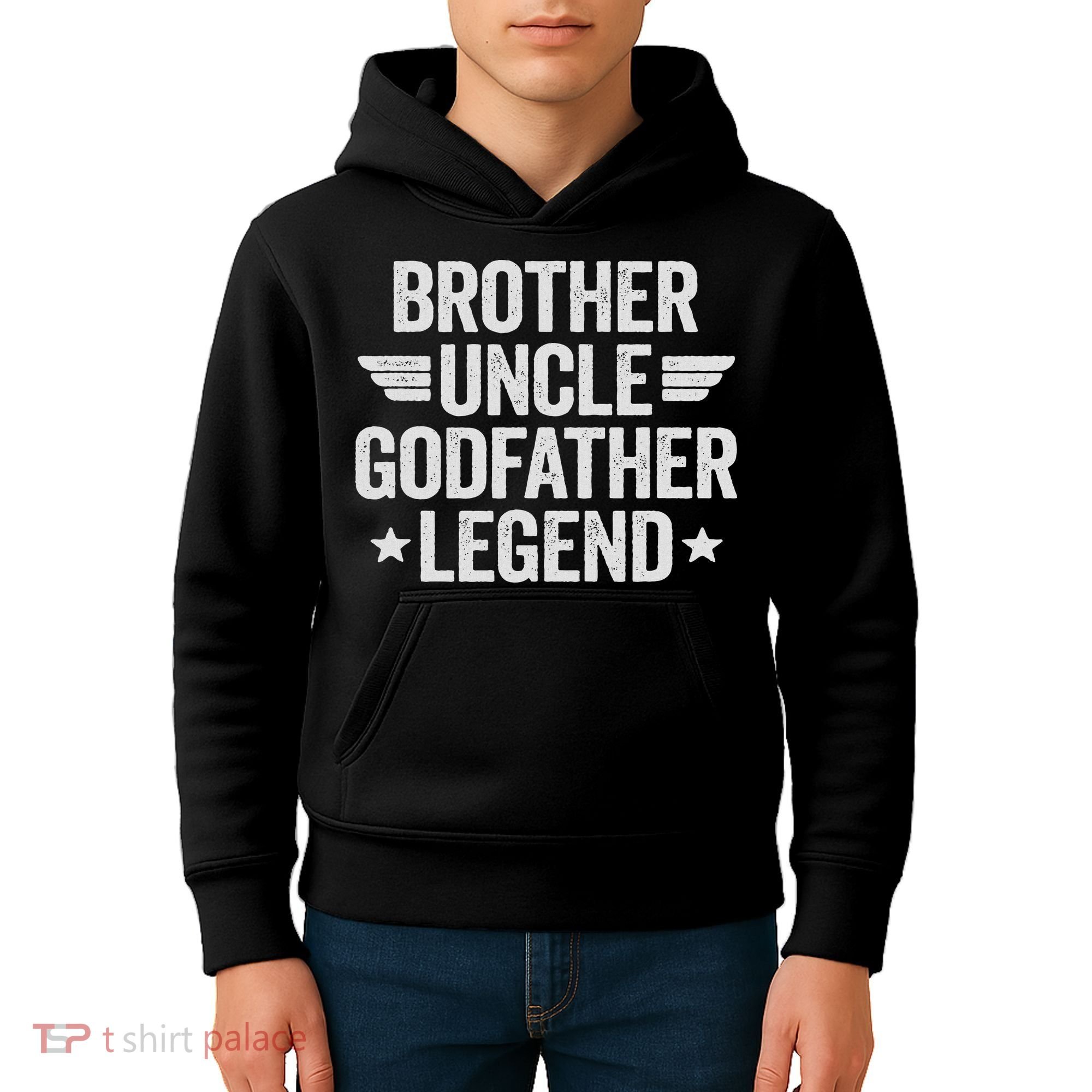 Brother Uncle Godfather Legend Kids Hoodie