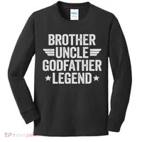 Brother Uncle Godfather Legend Kids Long Sleeve Shirt thumb 0