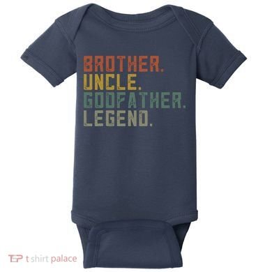 Brother Uncle Godfather Legend Baby Bodysuit