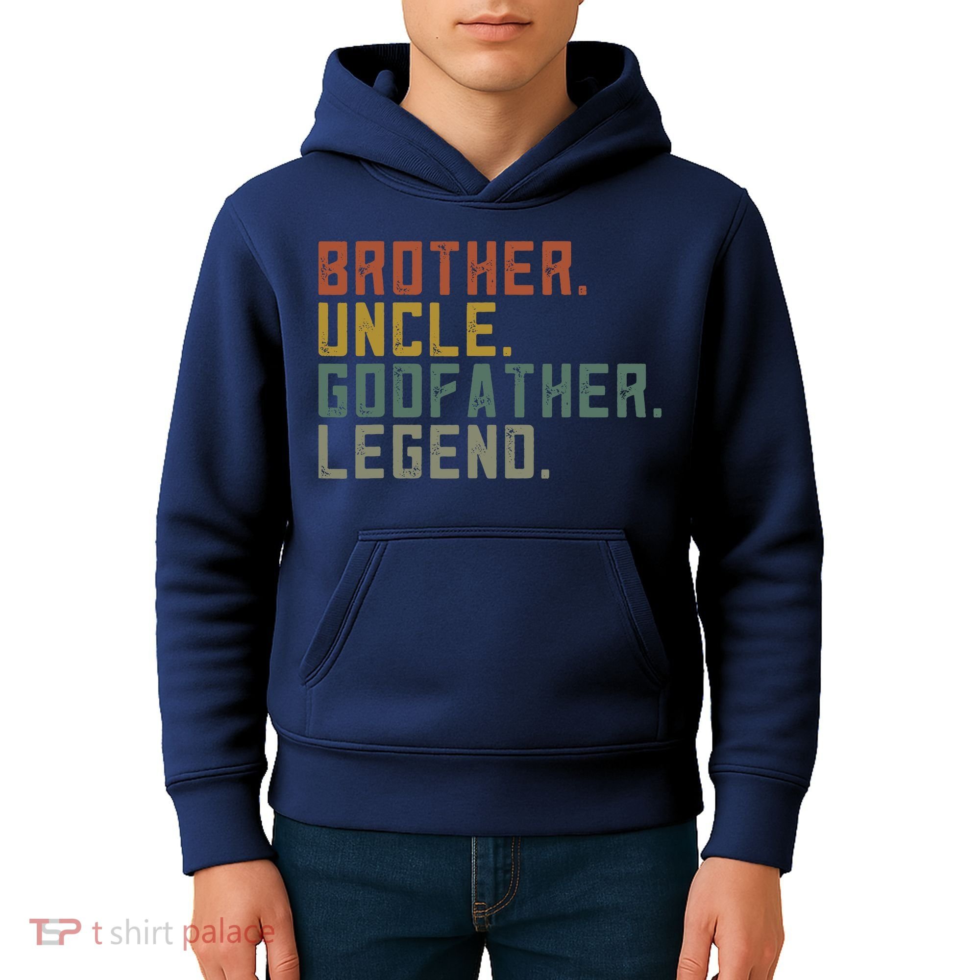 Brother Uncle Godfather Legend Kids Hoodie