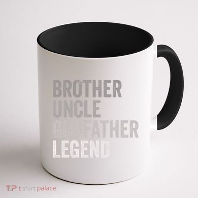 Brother Uncle Godfather Legend Favorite Best Uncle Meaningful Gift Coffee Mug back