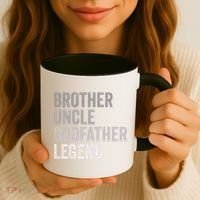 Brother Uncle Godfather Legend Favorite Best Uncle Meaningful Gift Coffee Mug thumb 3