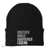 Brother Uncle Godfather Legend Favorite Best Uncle Meaningful Gift Beanie thumb 0