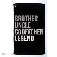 Brother Uncle Godfather Legend Favorite Best Uncle Meaningful Gift Golf Towel thumb 0