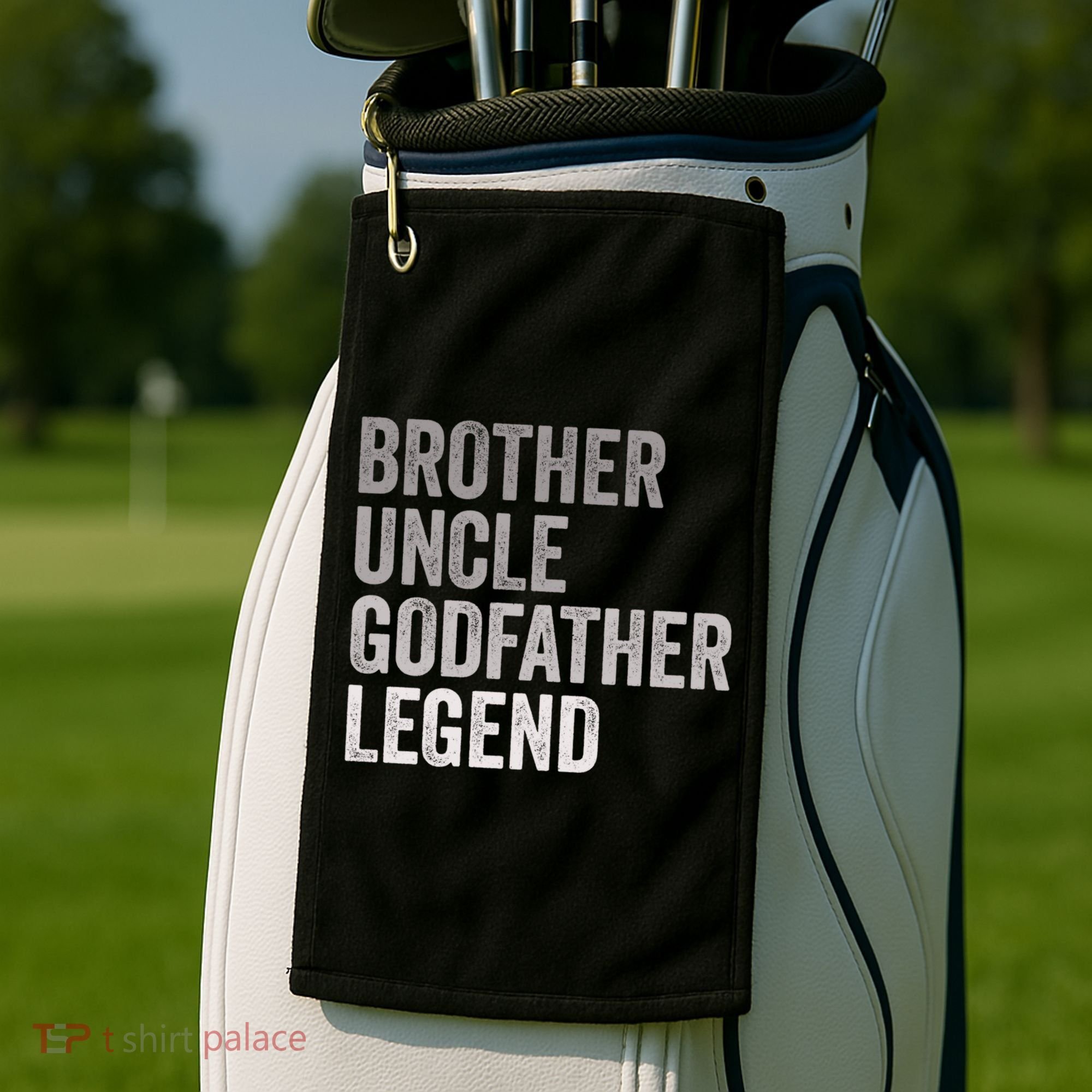 Brother Uncle Godfather Legend Favorite Best Uncle Meaningful Gift Golf Towel