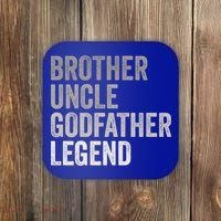 Brother Uncle Godfather Legend Favorite Best Uncle Meaningful Gift Coaster thumb 0