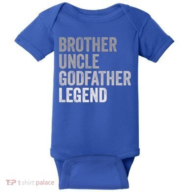 Brother Uncle Godfather Legend Favorite Best Uncle Meaningful Gift Baby Bodysuit