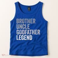 Brother Uncle Godfather Legend Favorite Best Uncle Meaningful Gift Tank Top thumb 2