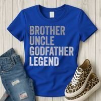 Brother Uncle Godfather Legend Favorite Best Uncle Meaningful Gift Women's T-Shirt thumb 3