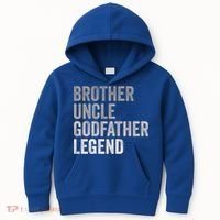 Brother Uncle Godfather Legend Favorite Best Uncle Meaningful Gift Kids Hoodie thumb 0