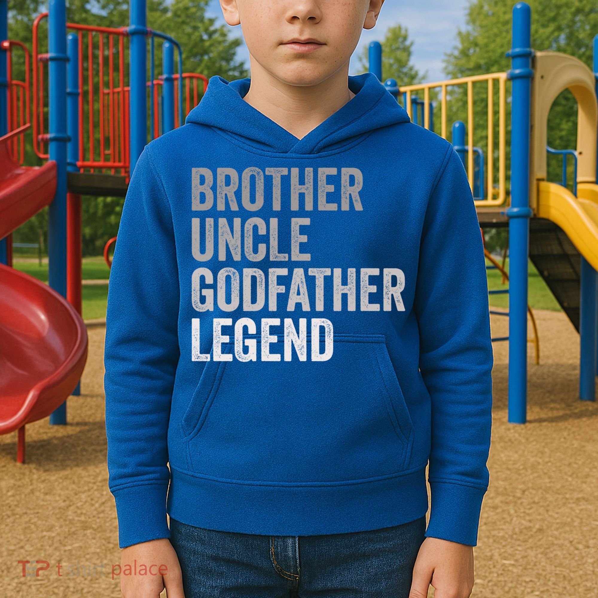 Brother Uncle Godfather Legend Favorite Best Uncle Meaningful Gift Kids Hoodie