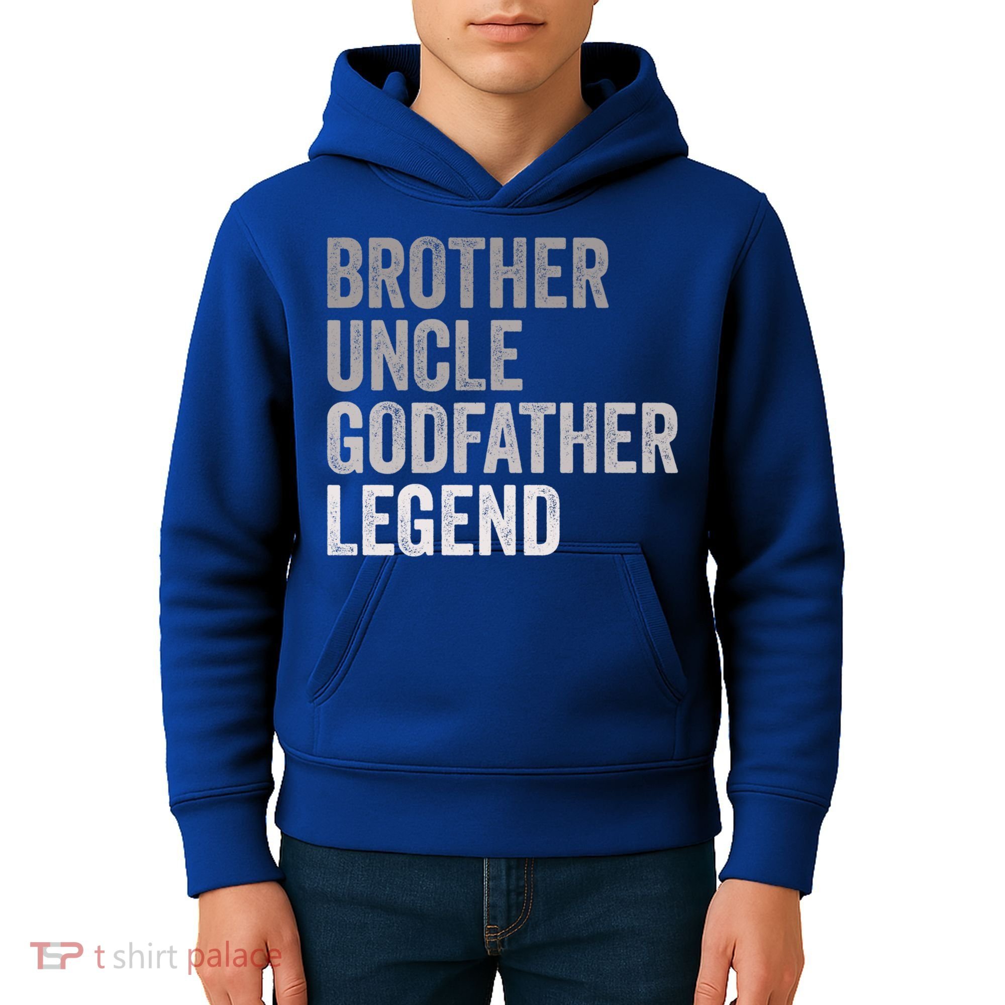 Brother Uncle Godfather Legend Favorite Best Uncle Meaningful Gift Kids Hoodie