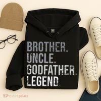 Brother Uncle Godfather Legend Best Funny Uncle Hoodie thumb 4