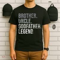Brother Uncle Godfather Legend Best Funny Uncle T-Shirt thumb 6