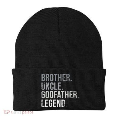 Brother Uncle Godfather Legend Best Funny Uncle Beanie