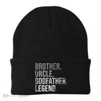 Brother Uncle Godfather Legend Best Funny Uncle Beanie thumb 0