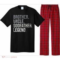 Brother Uncle Godfather Legend Best Funny Uncle Pajama Set thumb 0